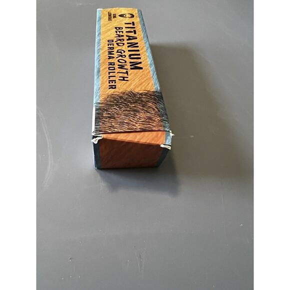 King Leonidas Beard Growth Derma Roller 0.3 mm Sterile Titanium Grooming NEW NIP - Picture 4 of 7